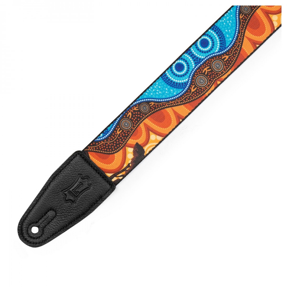 Levy’s MP2DU 2-inch Poly Down Under Guitar Strap – Landscape — view 2