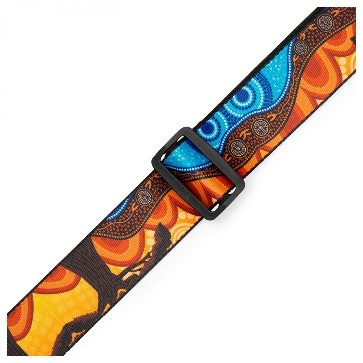 Levy’s MP2DU 2-inch Poly Down Under Guitar Strap – Landscape — view 3