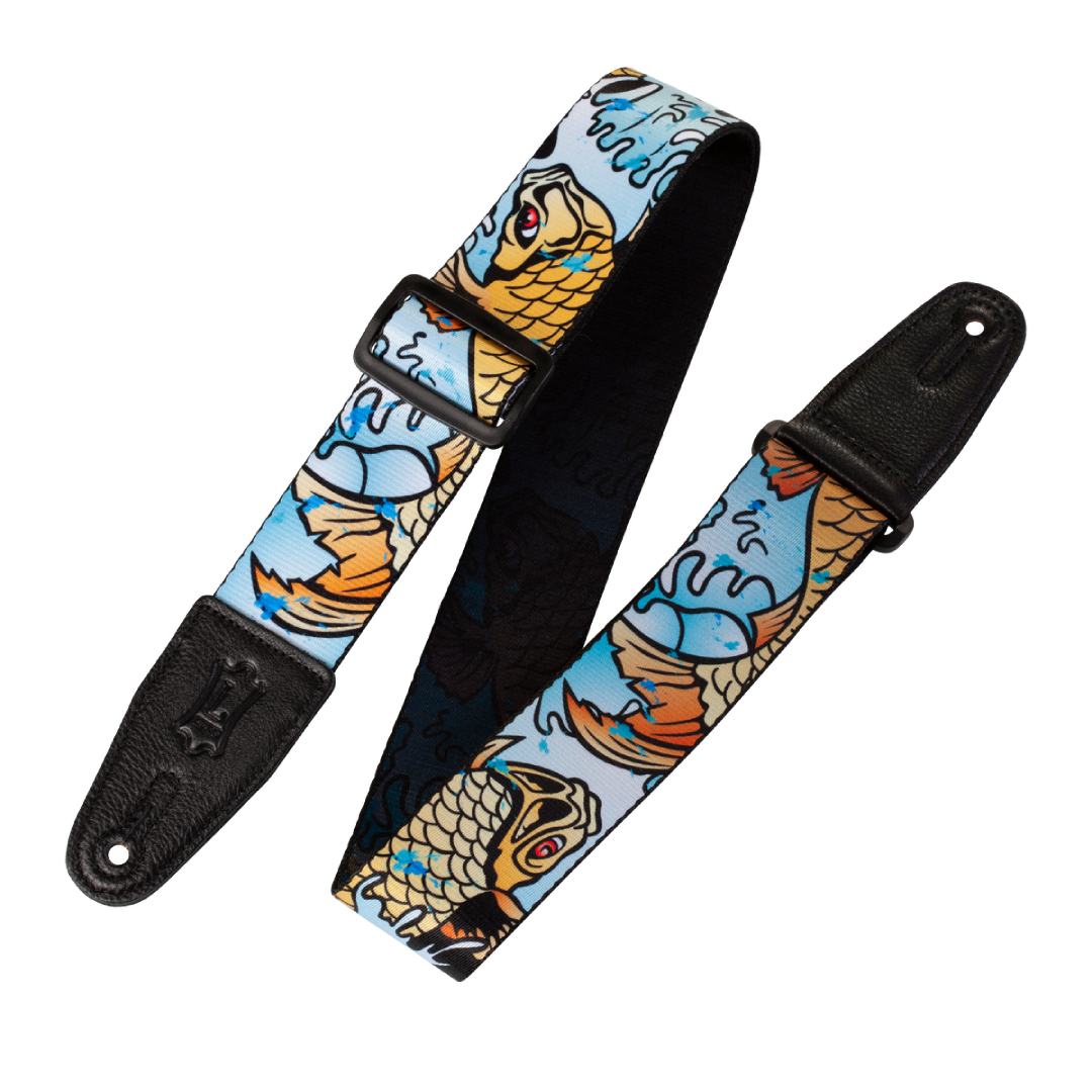 Levy’s MPD2 Polyester Guitar Strap – Koi