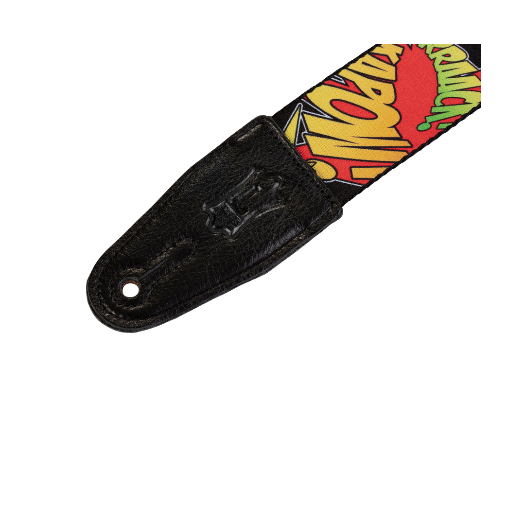 Levy’s MPD2 Polyester Guitar Strap – Onomatopoeia — view 2