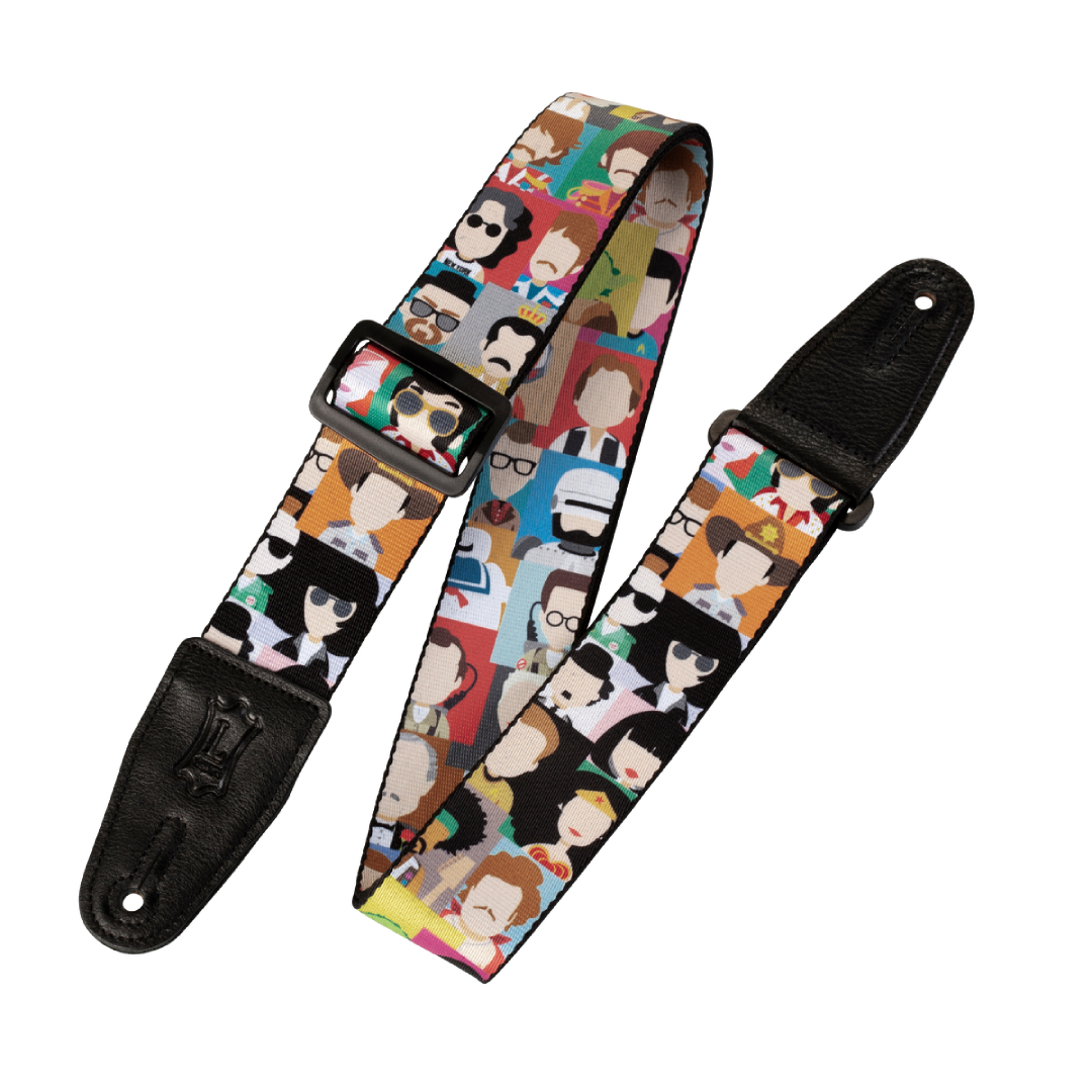 Levy’s MPD2 Polyester Guitar Strap – Pop Art — view 1
