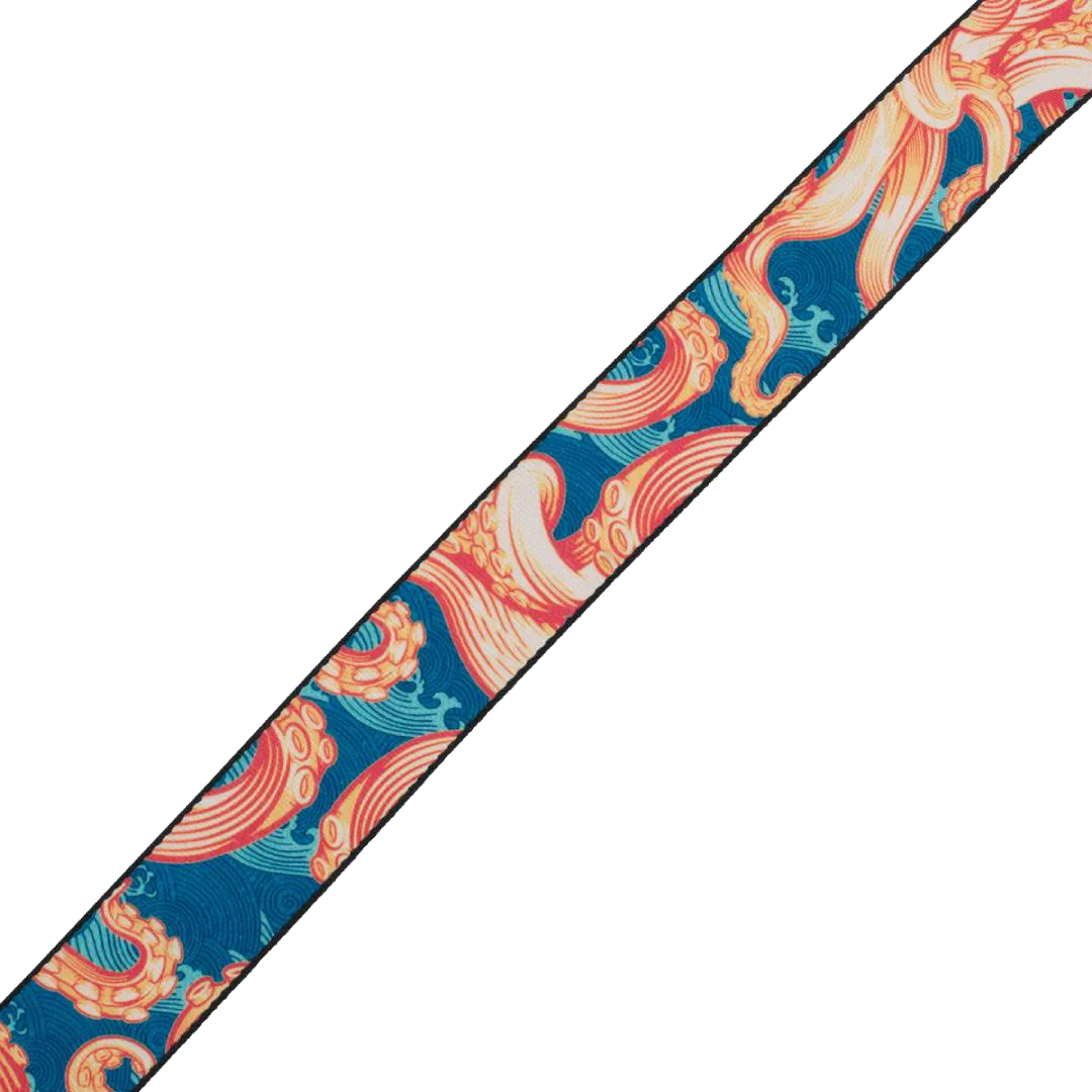 Levy’s MPD2 Polyester Guitar Strap – Tentacles & Waves — view 2