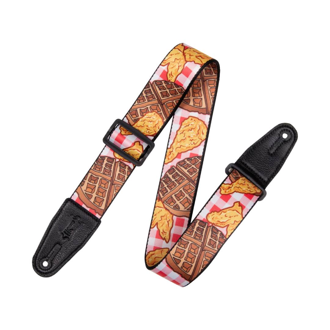 Levy’s MPD2 Polyester Guitar Strap – Chicken and Waffles