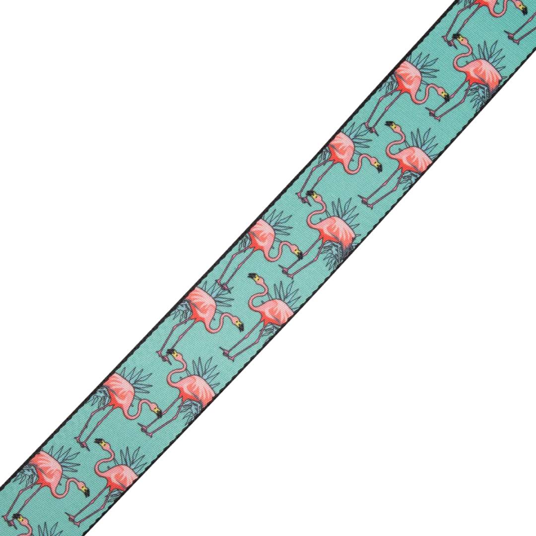 Levy’s MPD2 Polyester Guitar Strap – Flamingos — view 2