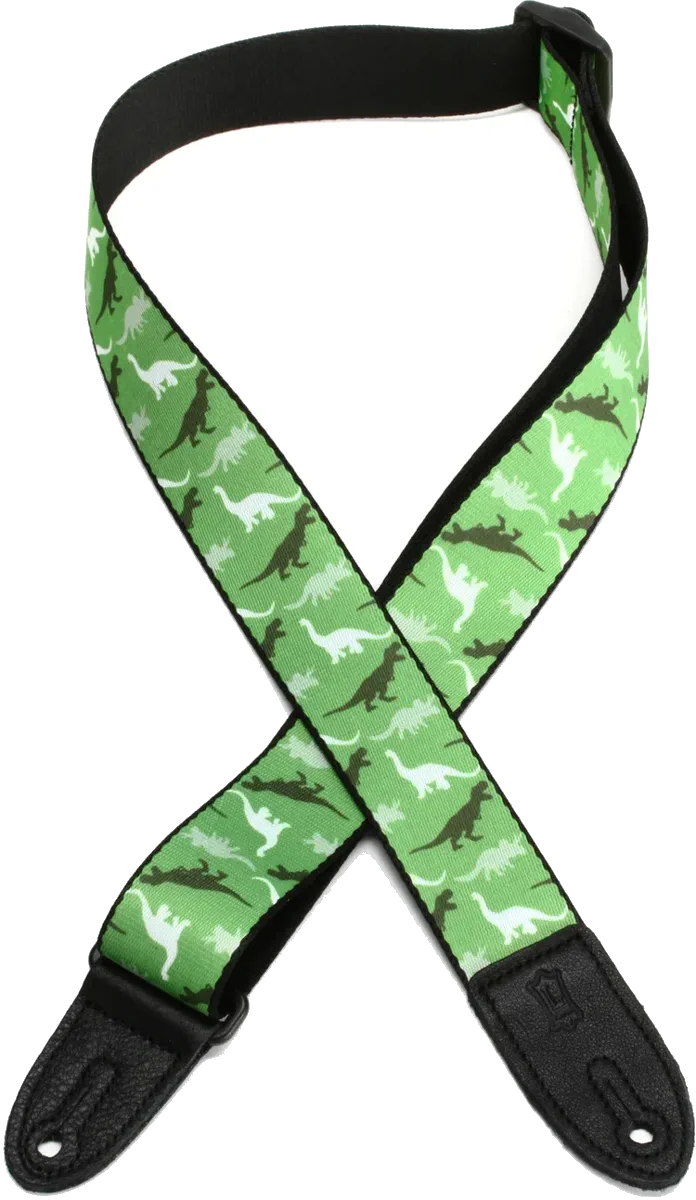 Levy’s MPJR-003 Kids Guitar Strap – Dinosaur — view 2