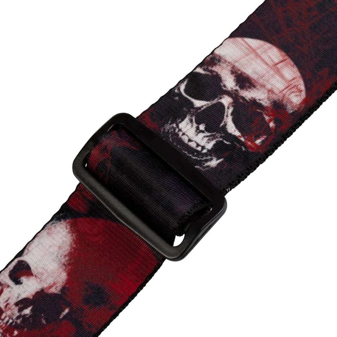 Levy’s MPS2 Polyester Guitar Strap – Blood Red — view 3