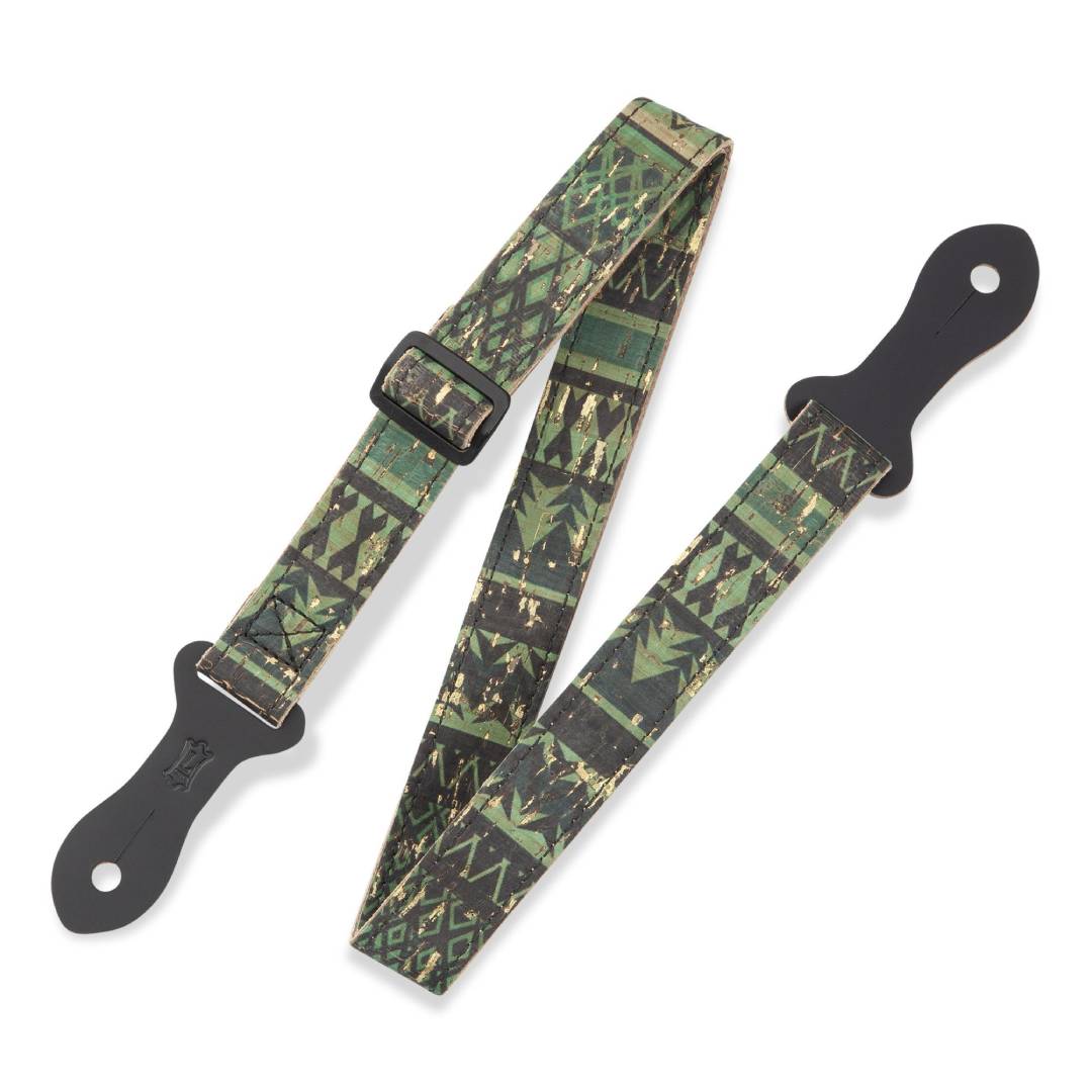 Levy’s MX23ALL-003 1″ Wide Cork Mandolin, Ukulele, Guitar Strap — view 1