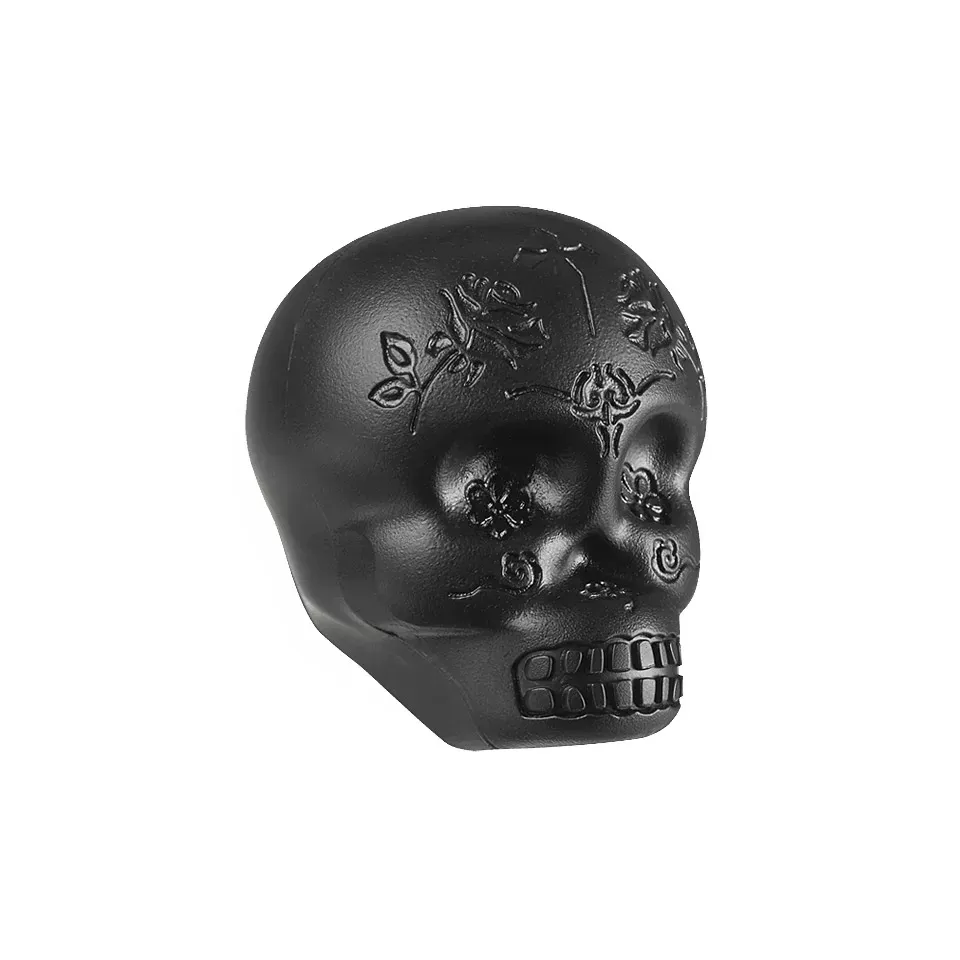 Latin Percussion Sugar Skull Shakers, Black — view 1