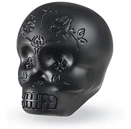 Latin Percussion Sugar Skull Shakers, Black — view 2