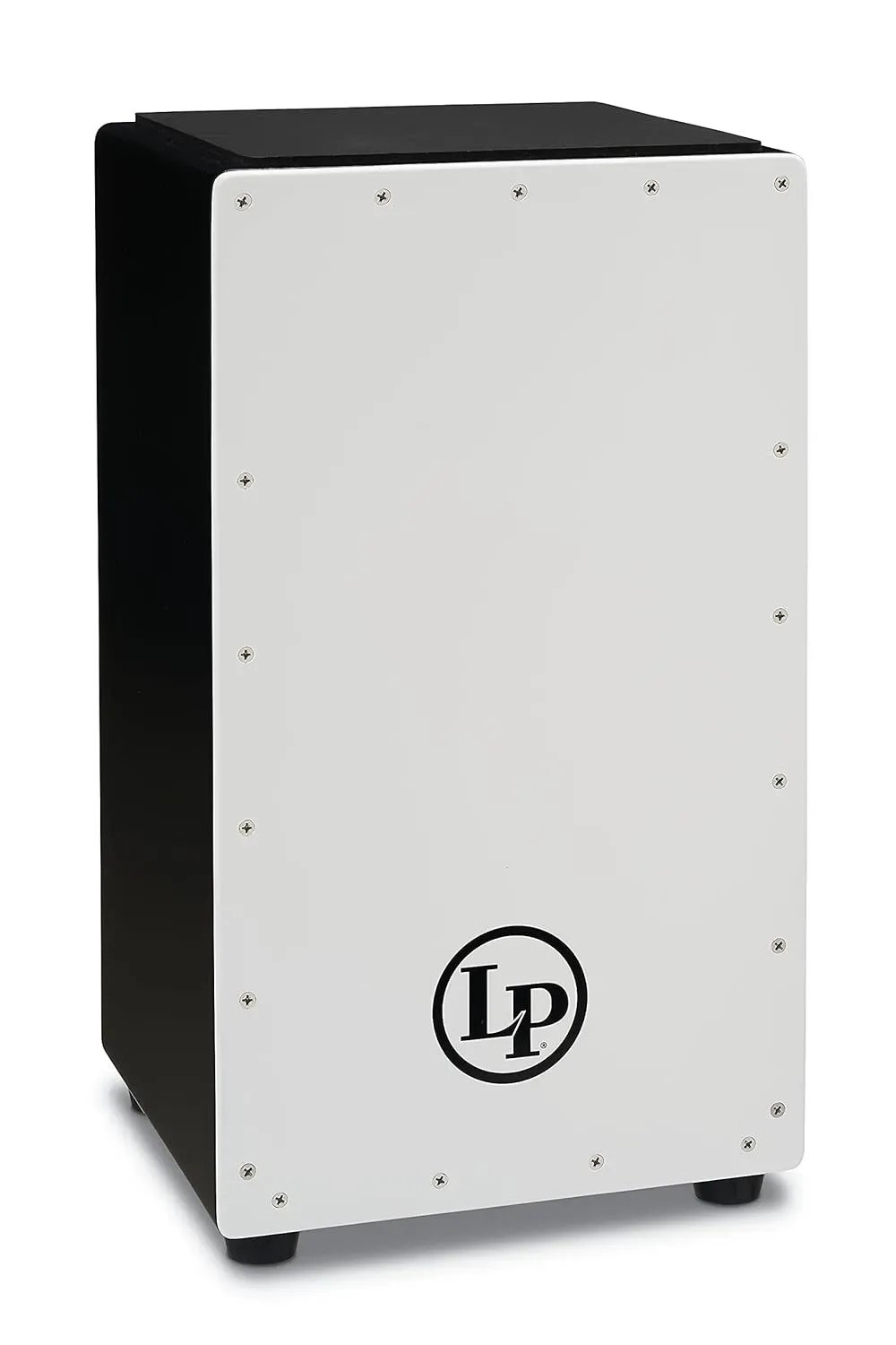 LP Prism Snare Cajon with Padded Seat - White — view 2