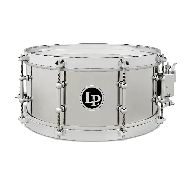 Latin Percussion Stainless Steel Salsa Snare - 4.5 x 12-inch