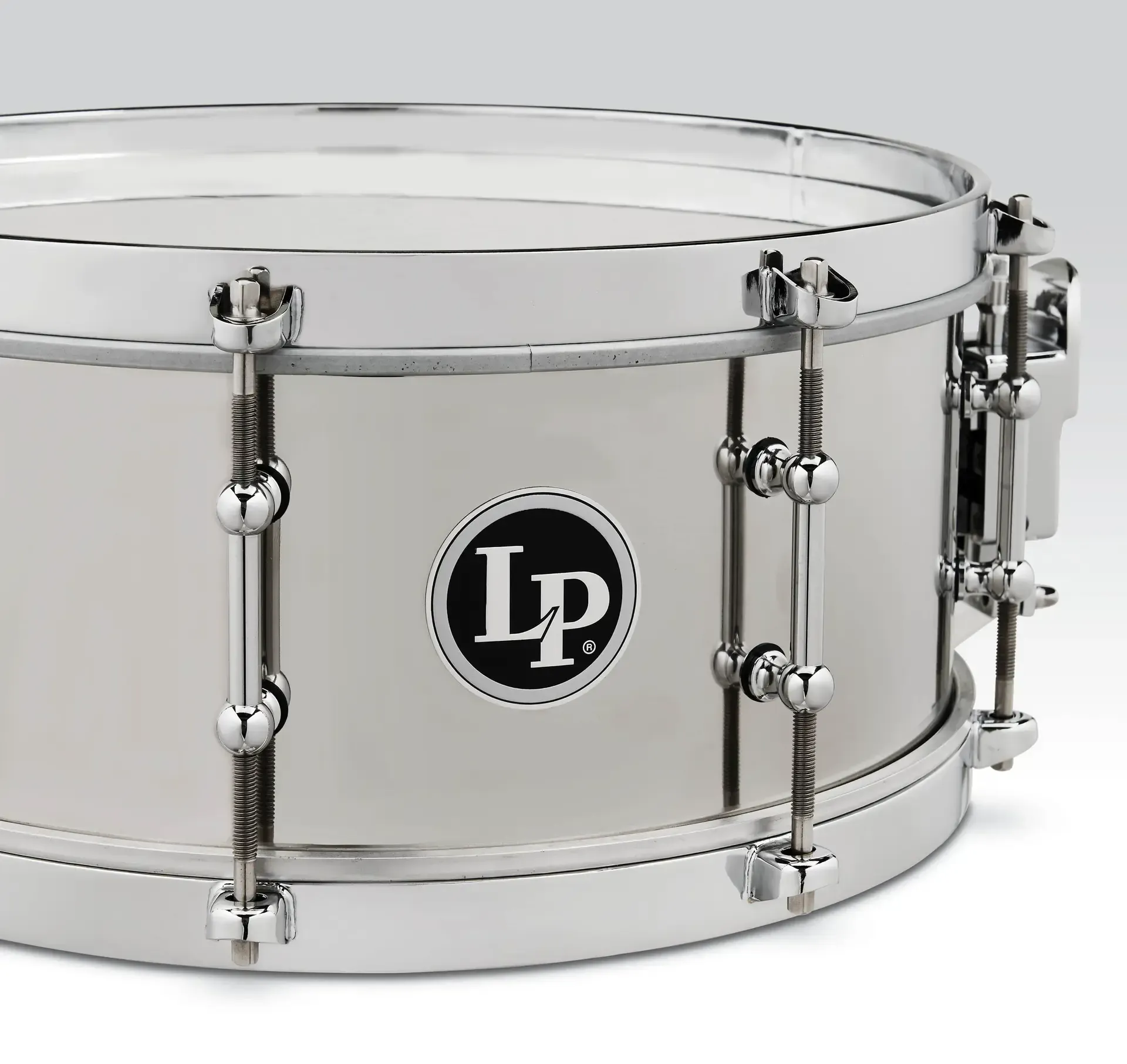 Latin Percussion Stainless Steel Salsa Snare - 4.5 x 12-inch — view 3