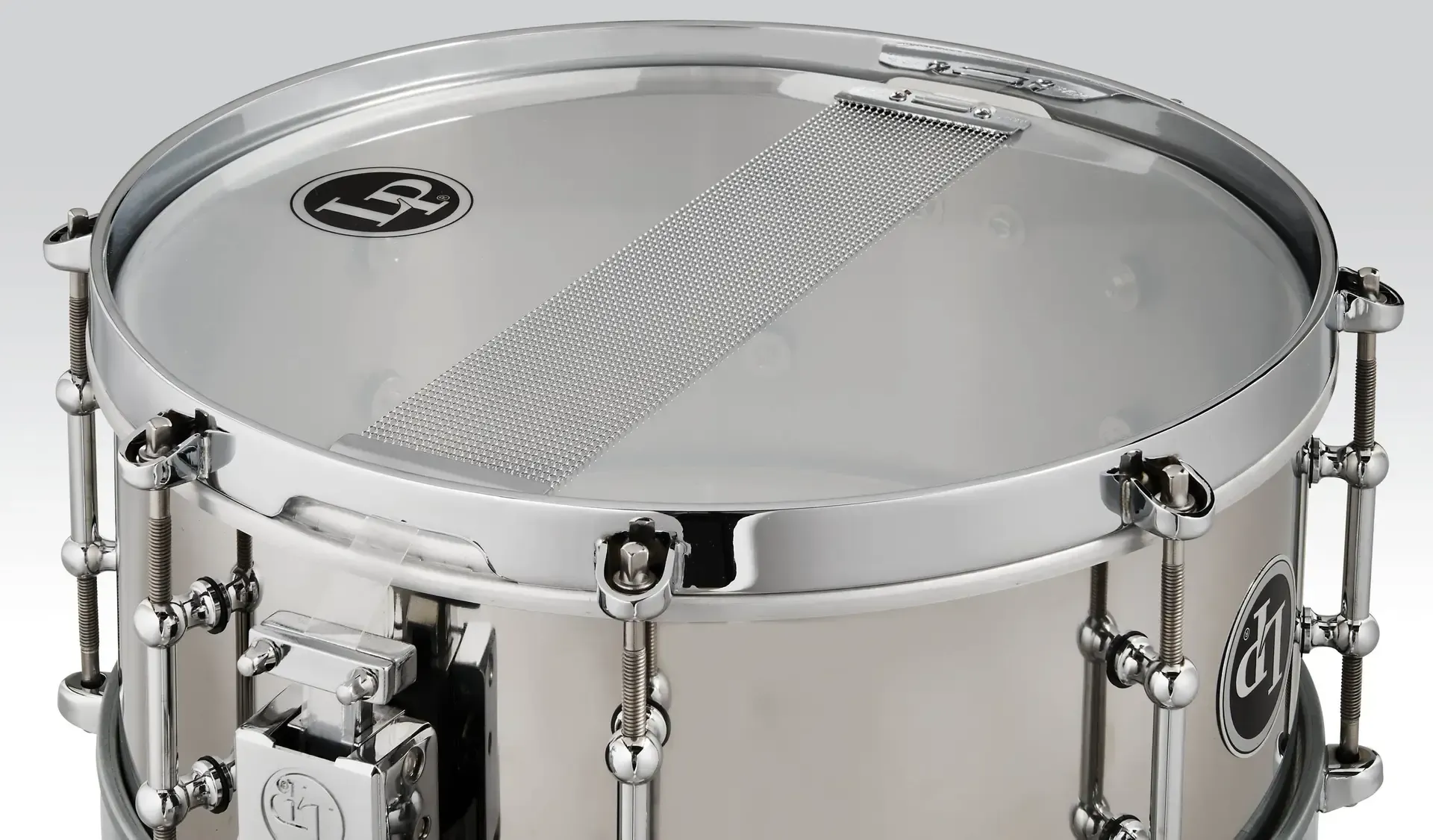 Latin Percussion Stainless Steel Salsa Snare - 4.5 x 12-inch — view 4