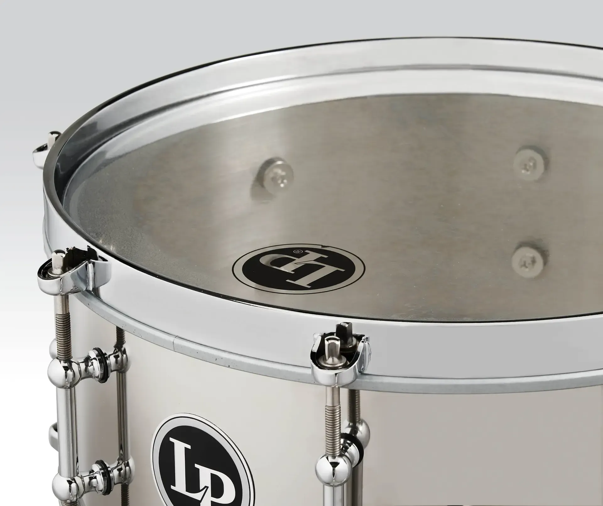 Latin Percussion Stainless Steel Salsa Snare - 5.5 x 13-inch — view 6