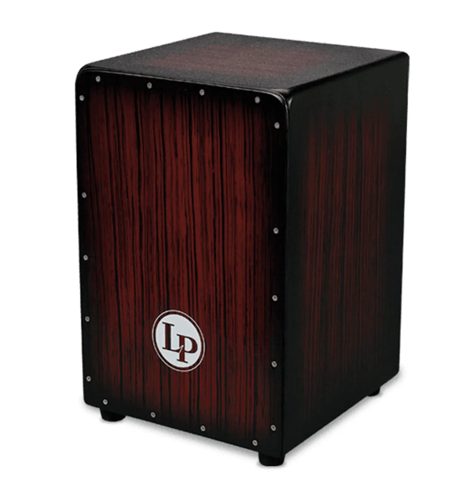 Latin Percussion LP Aspire Accents Cajon - Darkwood Streak Finish — view 1