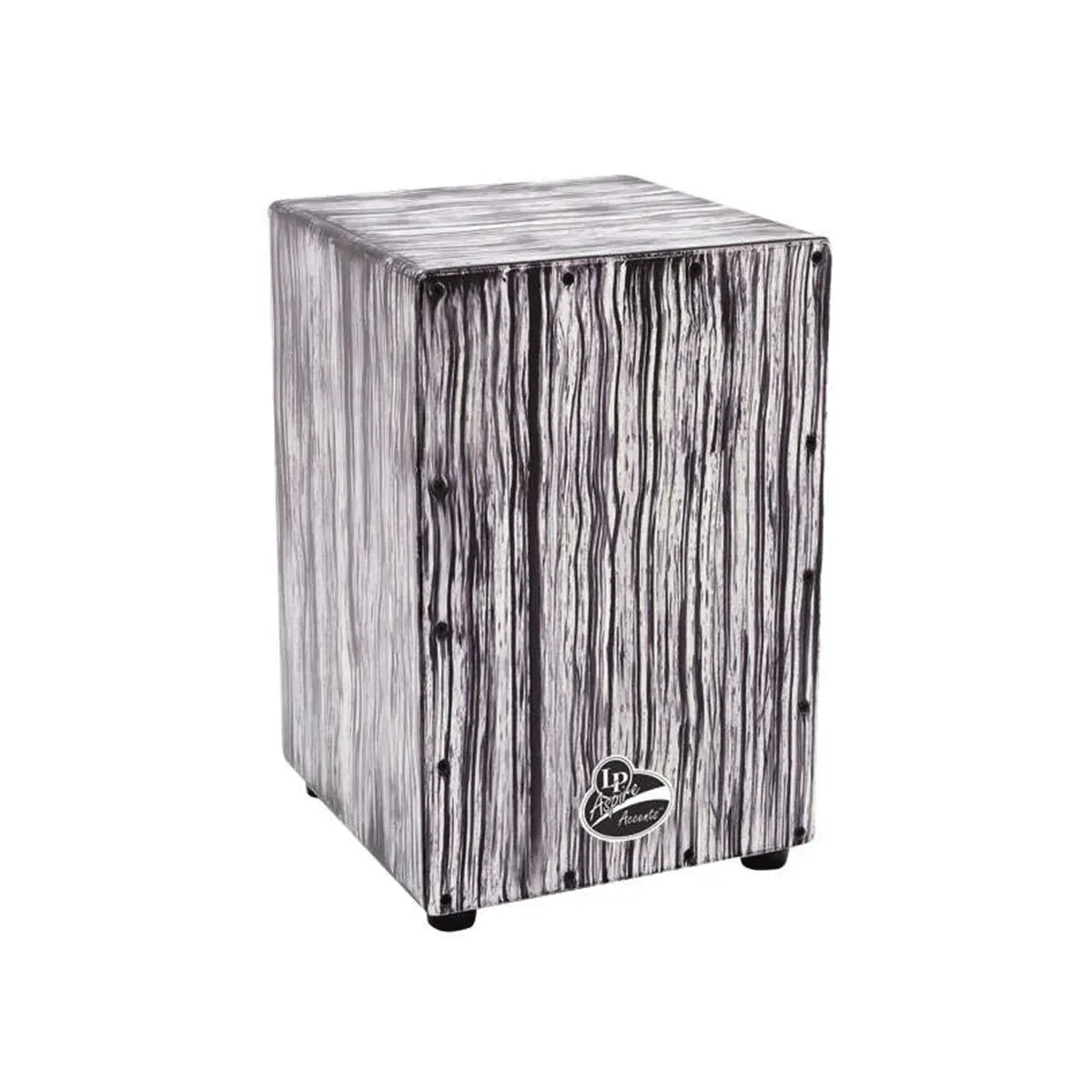 Latin Percussion LP Aspire Accents Cajon - White Streak