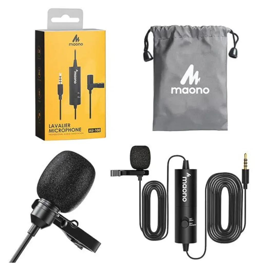 Maono AU100 – 3.5mm Lavalier Microphone — view 2