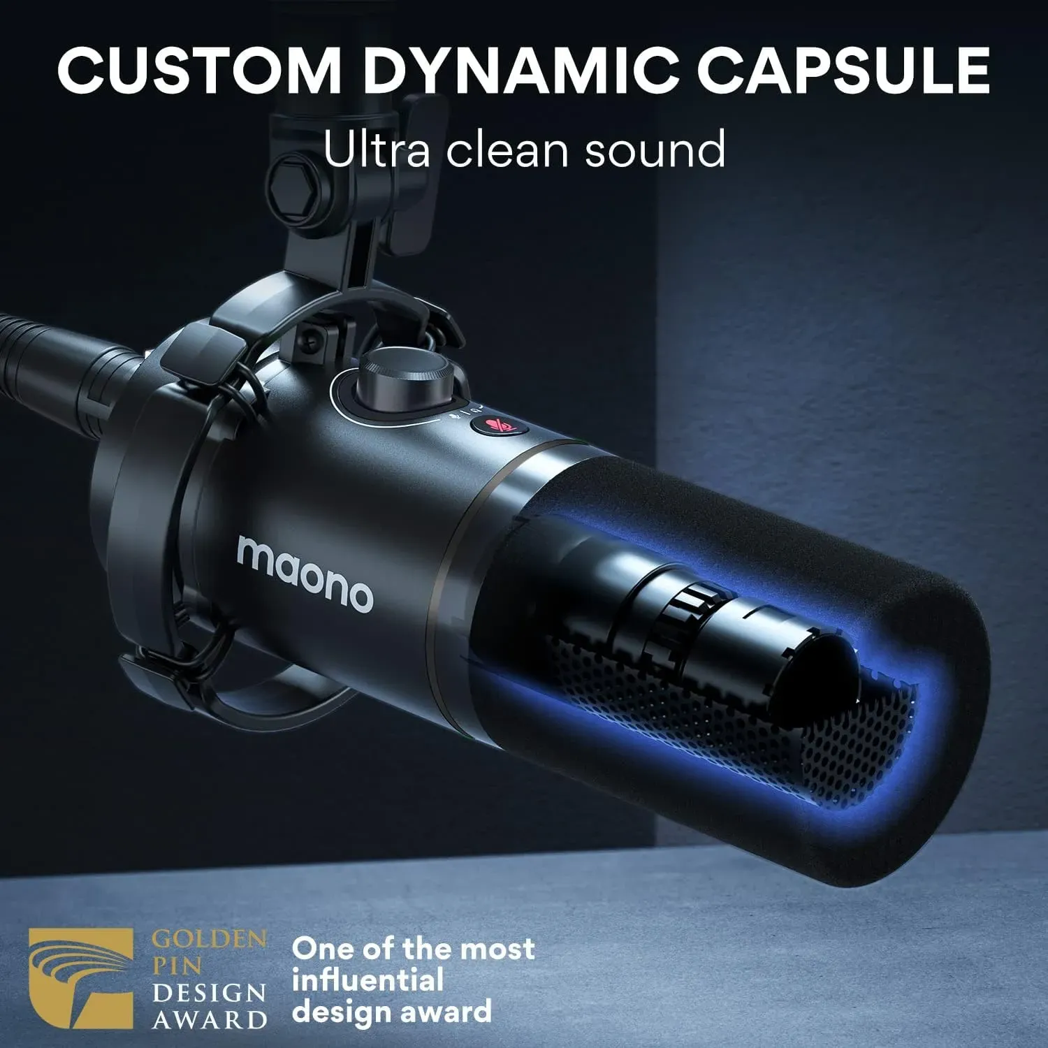 Maono PD200x – USB/XLR Dynamic Microphone — view 5