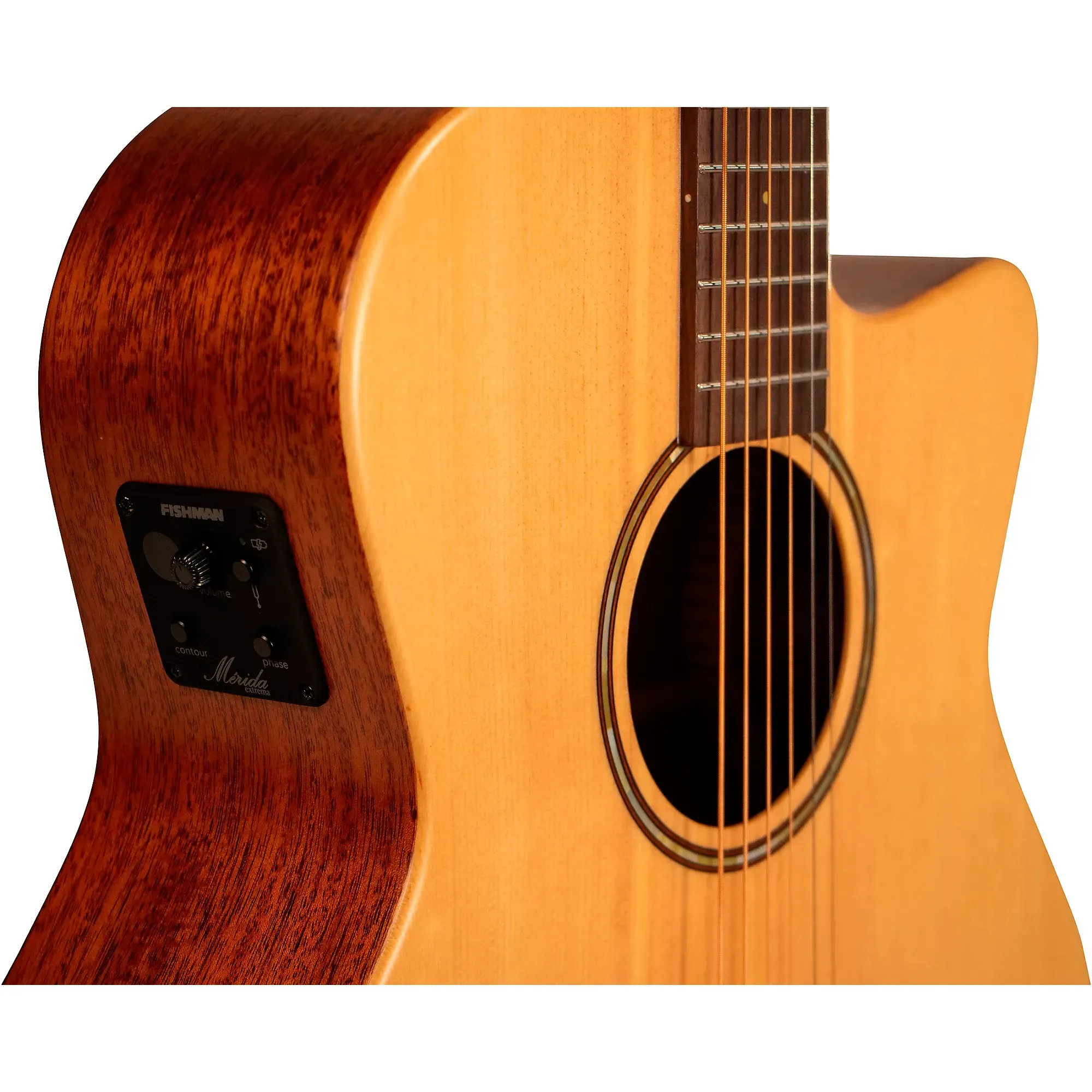 Merida C25NGAC Grand Auditorium Acoustic-Electric Guitar — view 3