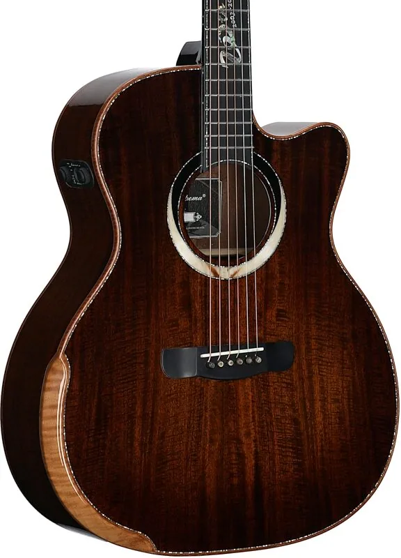 Merida Gloria V Grand Auditorium Acoustic Electric Guitar — view 2