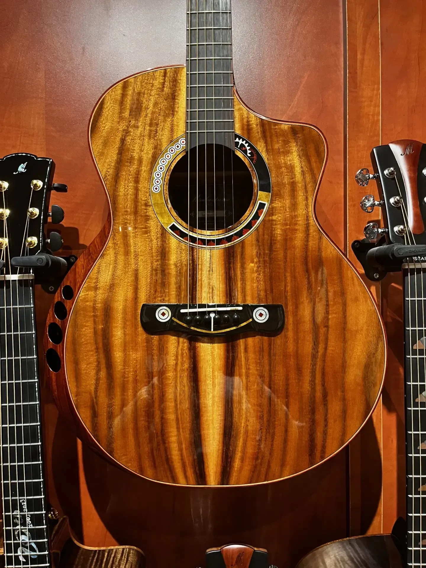 Merida Venus Solid Koa Acoustic Electric Guitar