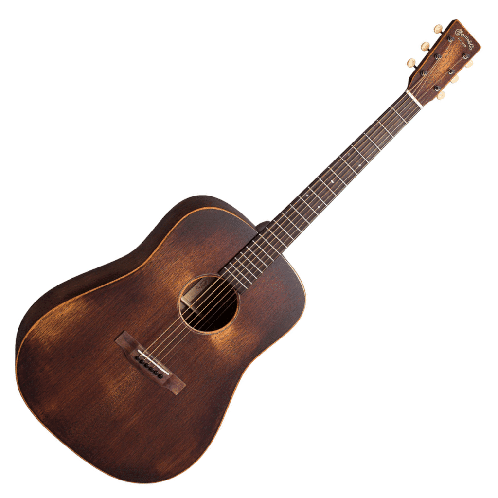 Martin D-15M StreetMaster Acoustic Guitar – Distressed Burst — view 2