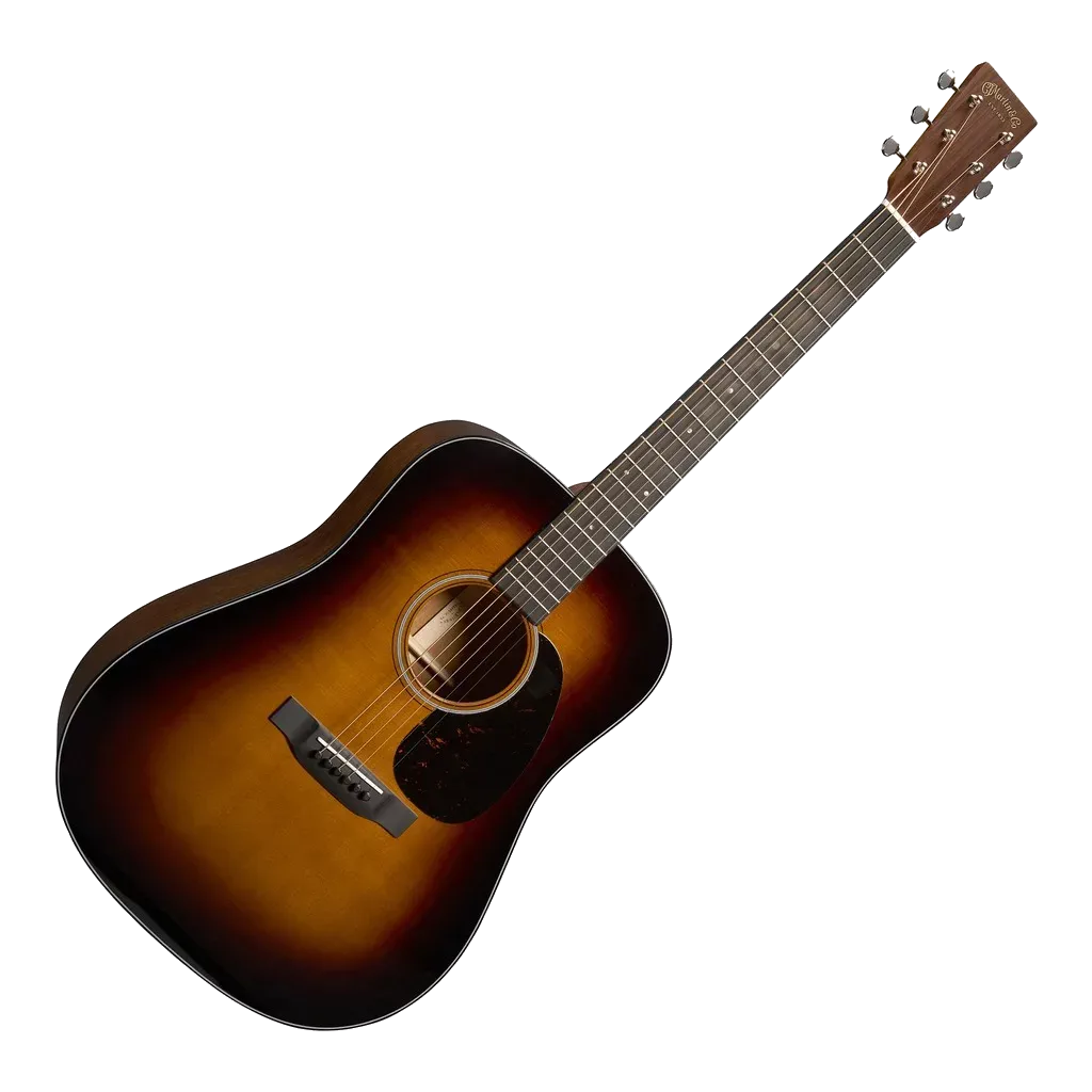 Martin D-18 Standard Series Acoustic Guitar – Gloss 1935 Sunburst — view 2