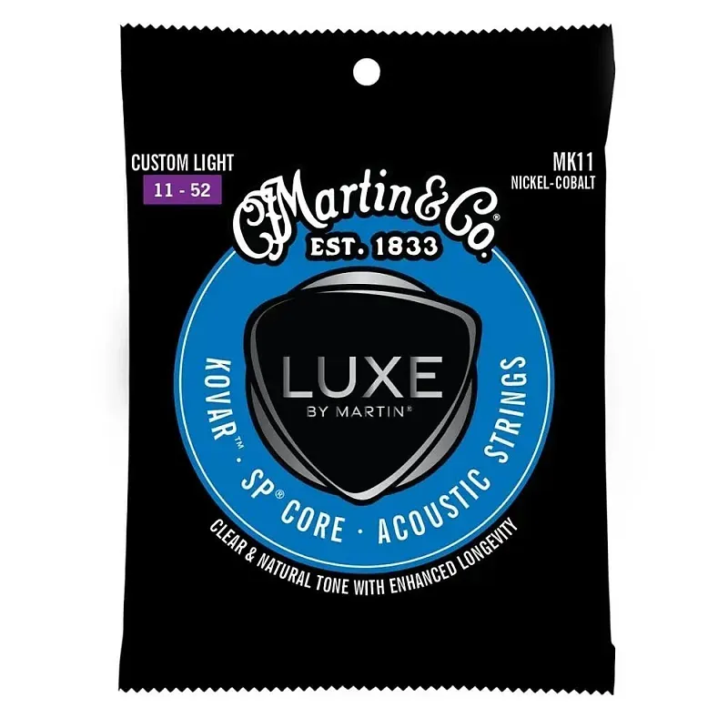 Martin MK11 Luxe Kovar Acoustic Guitar Strings - .011-.052 Custom Light