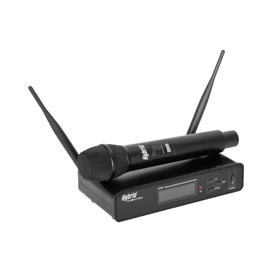 Hybrid U-SV/HH UHF Variable Frequency Single Wireless Microphone System — view 1