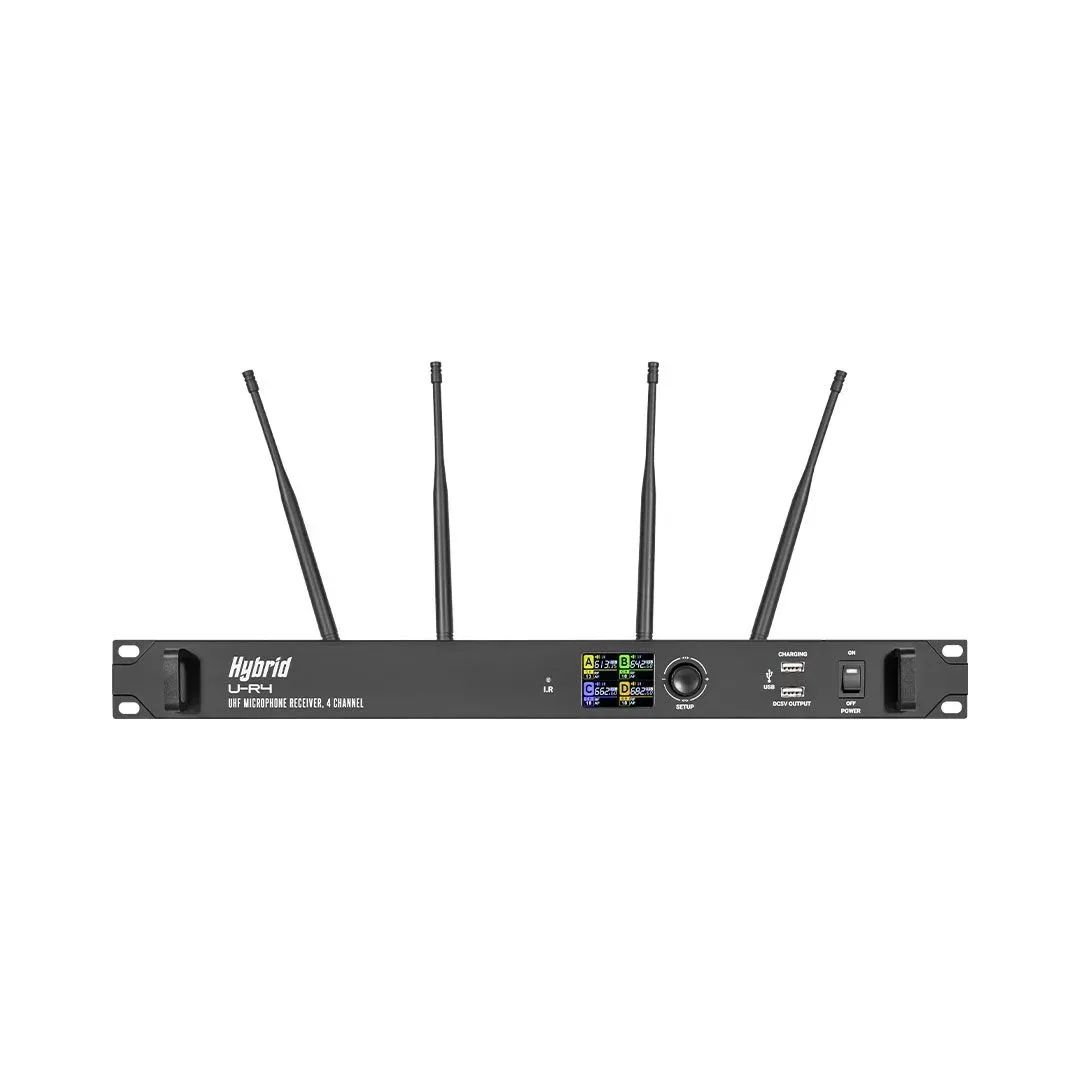 Hybrid U-R4 4 Channel Wireless Microphone System — view 1