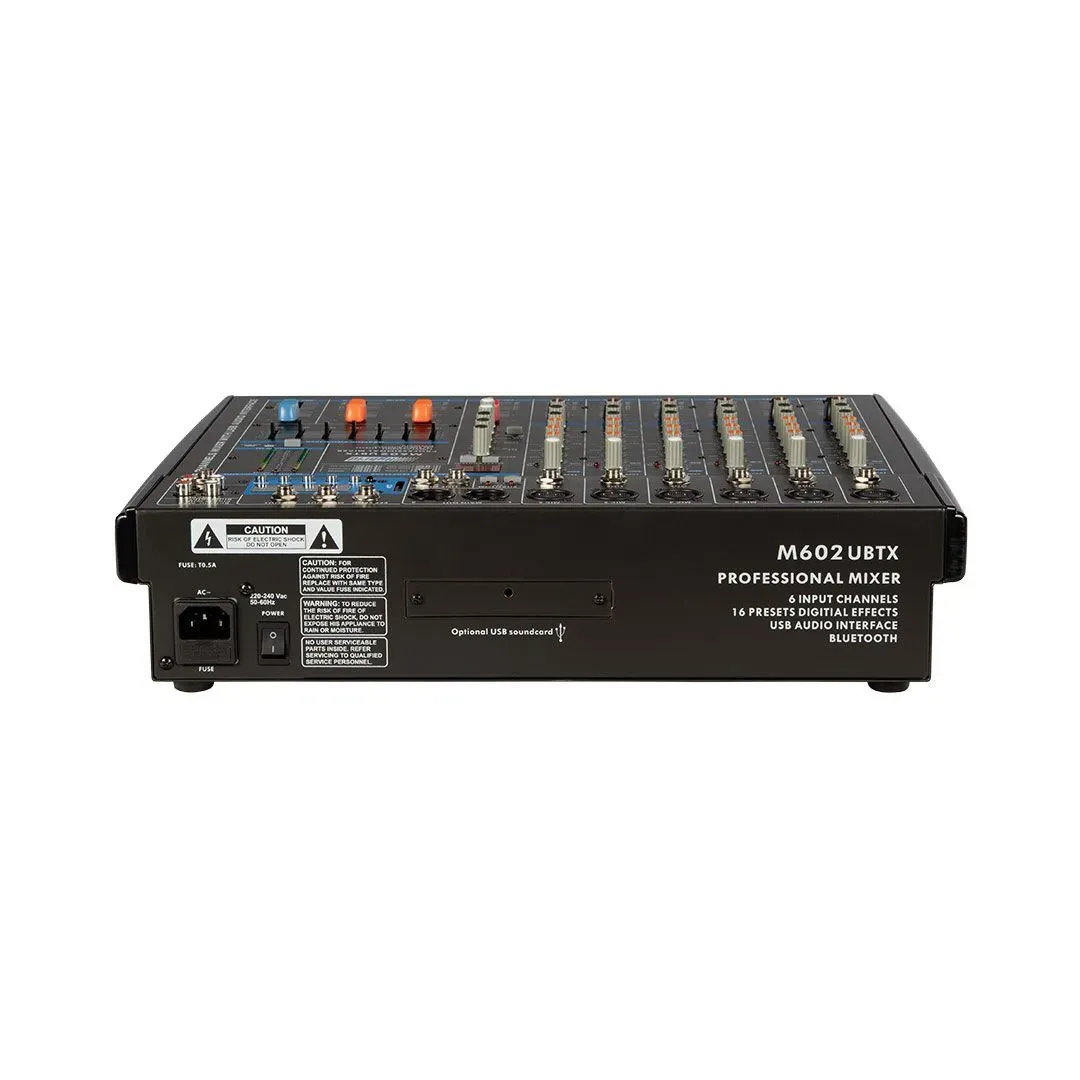Hybrid M602UBTX 6-Channel Analog Mixer — view 3