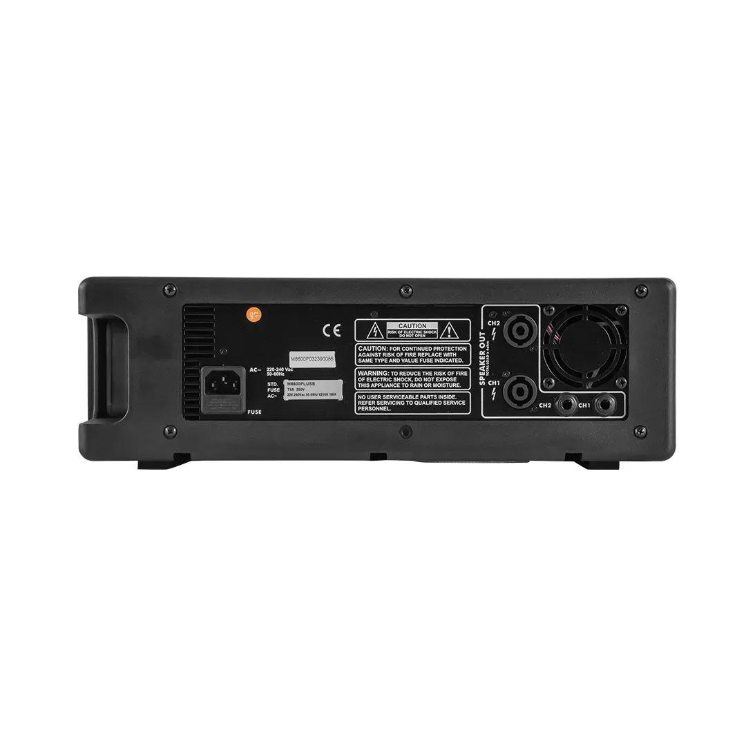 Hybrid M8600PLUSB 6Ch 600W Powered Mixer with USB — view 3