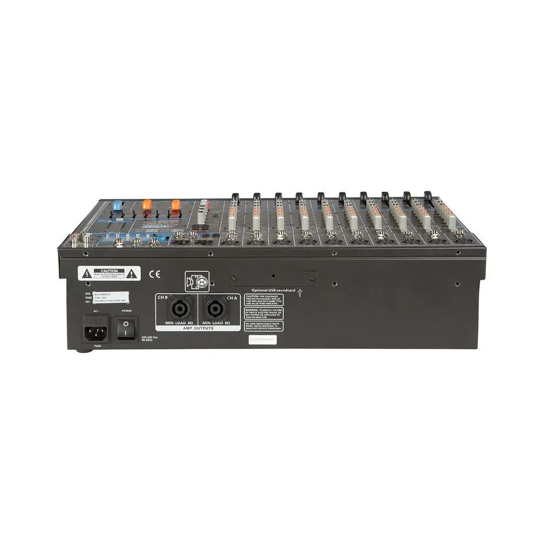 Hybrid M121200PUX 10CH 1200W Powered Mixer with USB — view 3