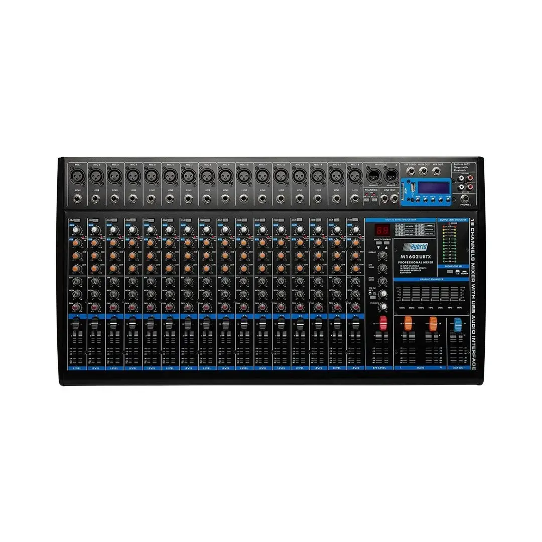 Hybrid M1602UBTX 16-Channel Analog Mixer — view 3