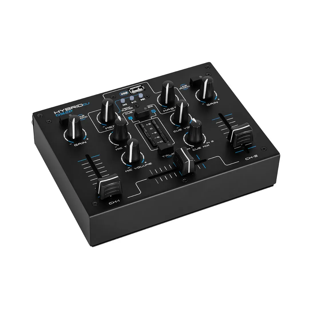 Hybrid DJ DM2P 2 Channel DJ Mixer — view 2