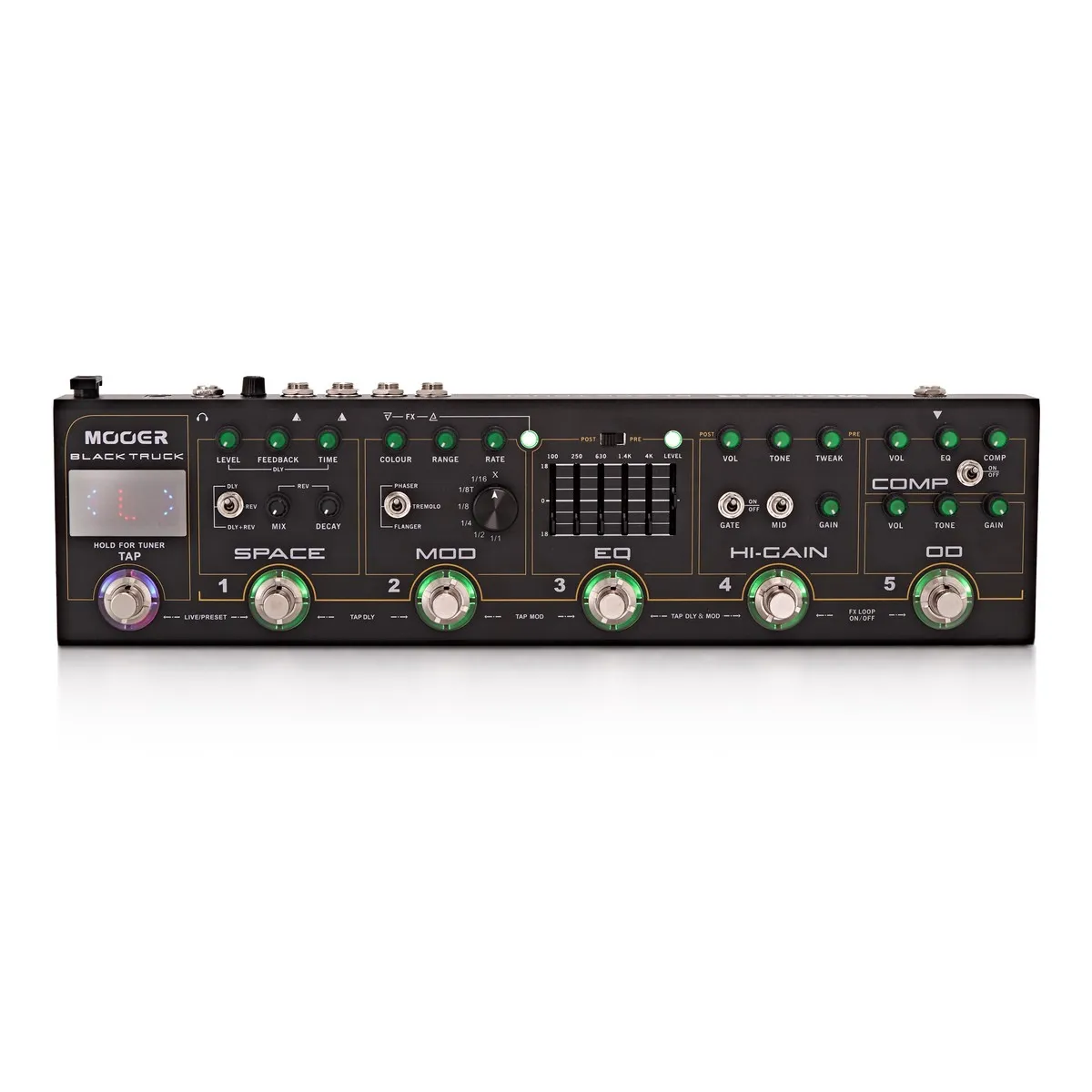 Mooer Black Truck Multi Effects Pedal — view 1