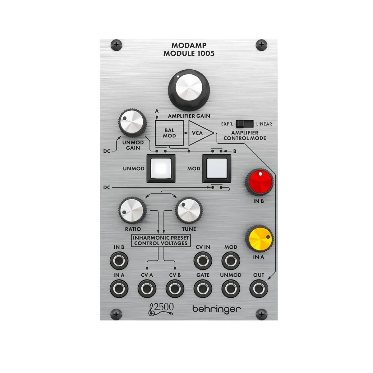 Behringer 1005 Ring Modulator and VCA Module (16HP) — view 2