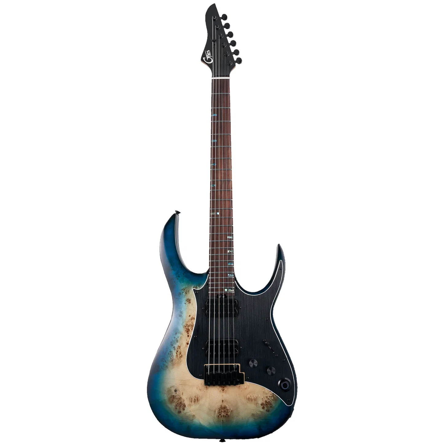 Mooer GTRS Modern M810 Intelligent Guitar – Blue Burst — view 2