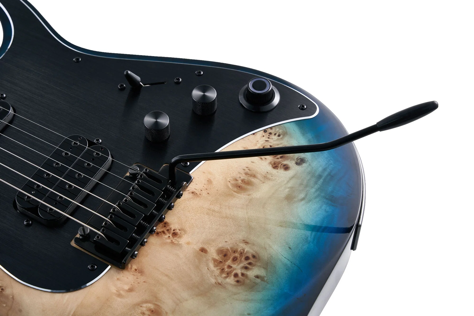 Mooer GTRS Modern M810 Intelligent Guitar – Blue Burst — view 4