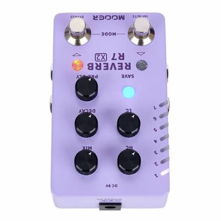 Mooer R7 Reverb X2 Stereo Reverb Pedal — view 3