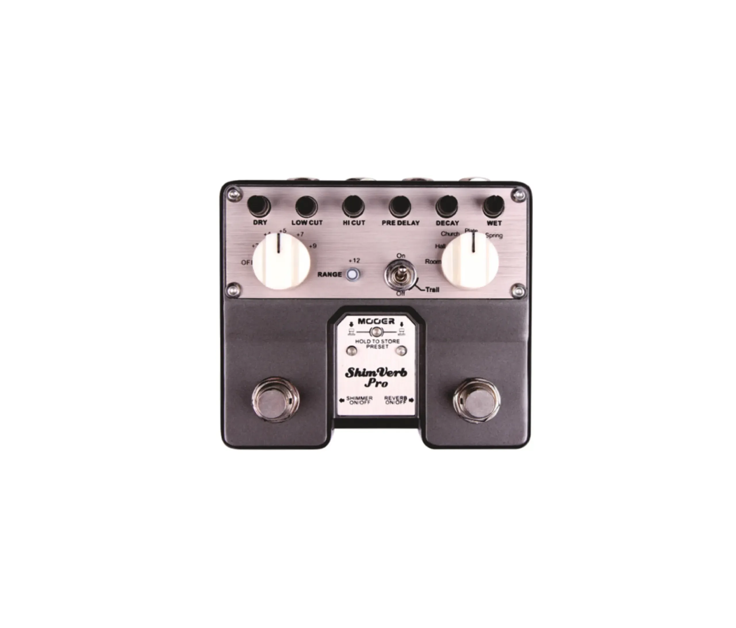 Mooer ShimVerb Pro Twin Digital Reverb Effects Pedal — view 1