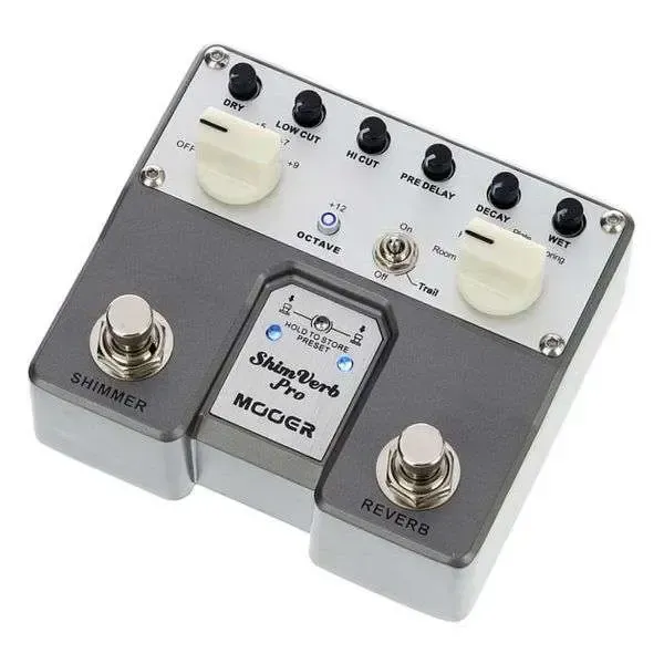 Mooer ShimVerb Pro Twin Digital Reverb Effects Pedal — view 2