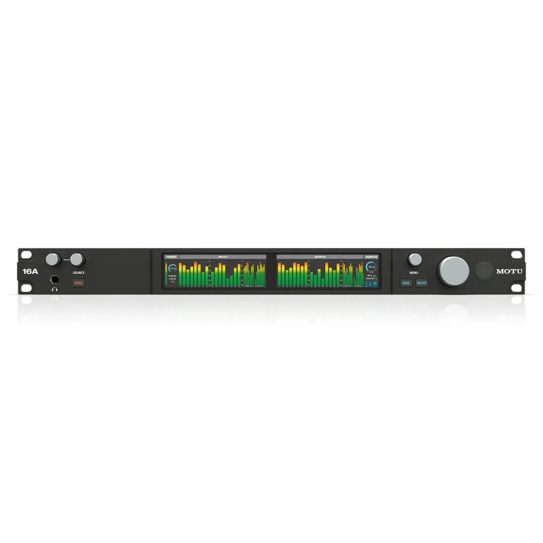 MOTU 16A 32 x 34 Thunderbolt 4/USB4 Audio Interface with AVB