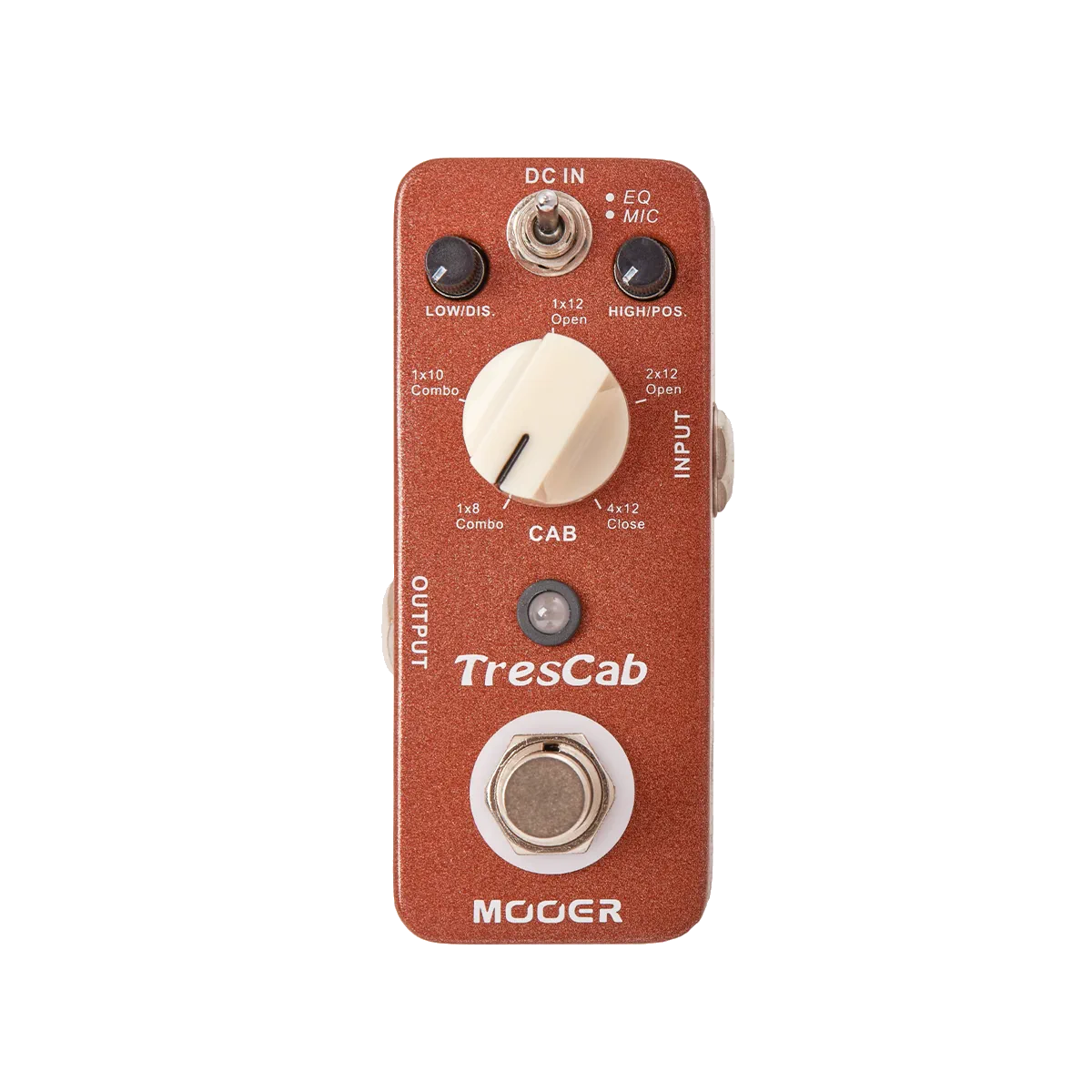 Mooer TresCab Guitar Speaker Simulator Pedal — view 1