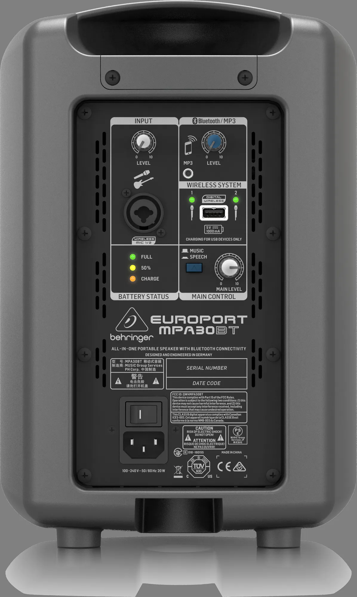 Behringer MPA30BT All-In-One Portable Speaker — view 3