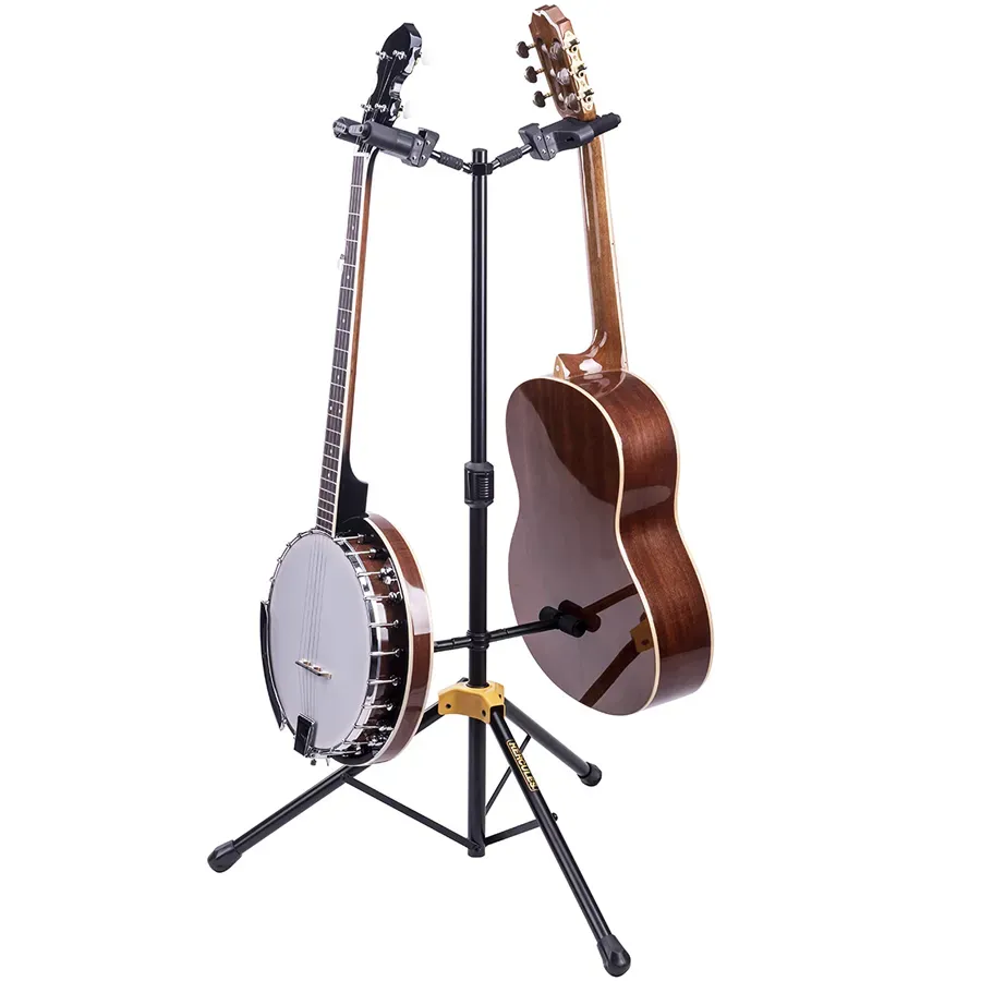Hercules Stands GS422B PLUS Dual Guitar Stand with Auto Grip System and Foldable Yoke — view 2