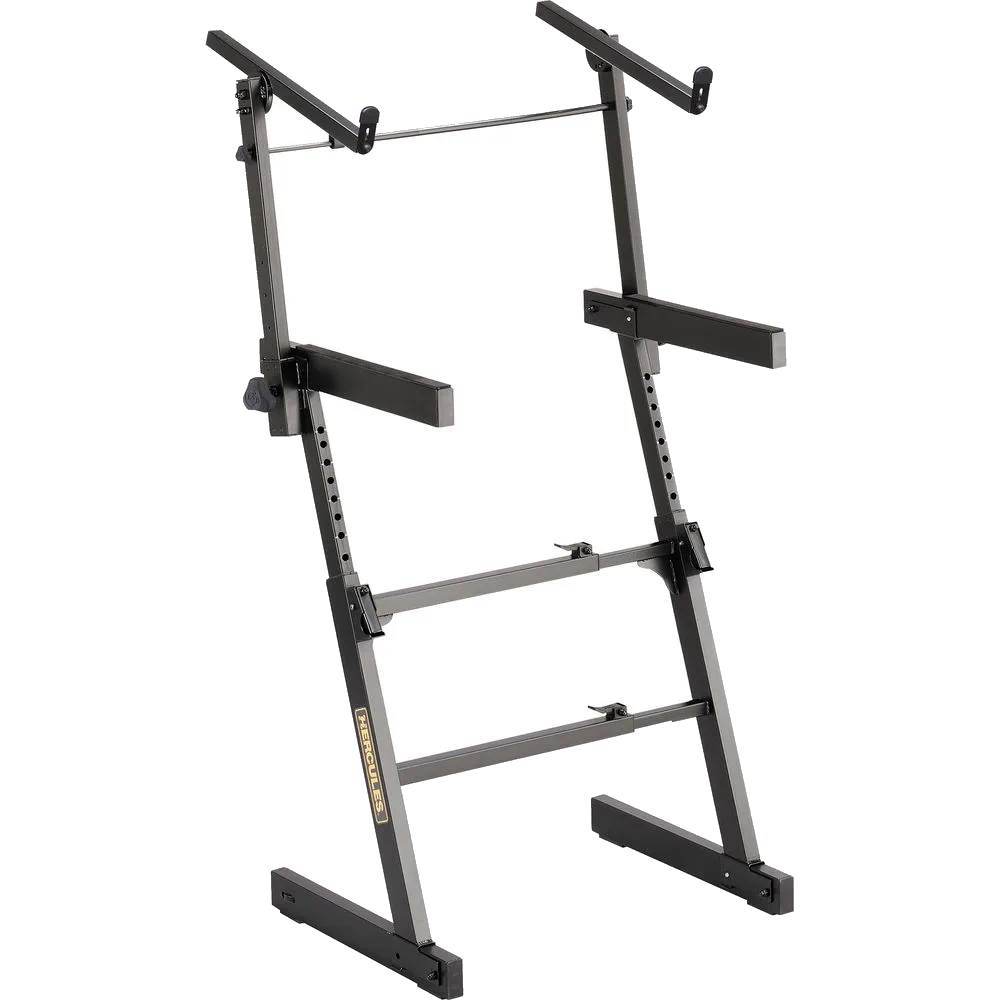 Hercules Stands Auto-Lock Z-Style Keyboard Stand with EZ-Lok Tier — view 1