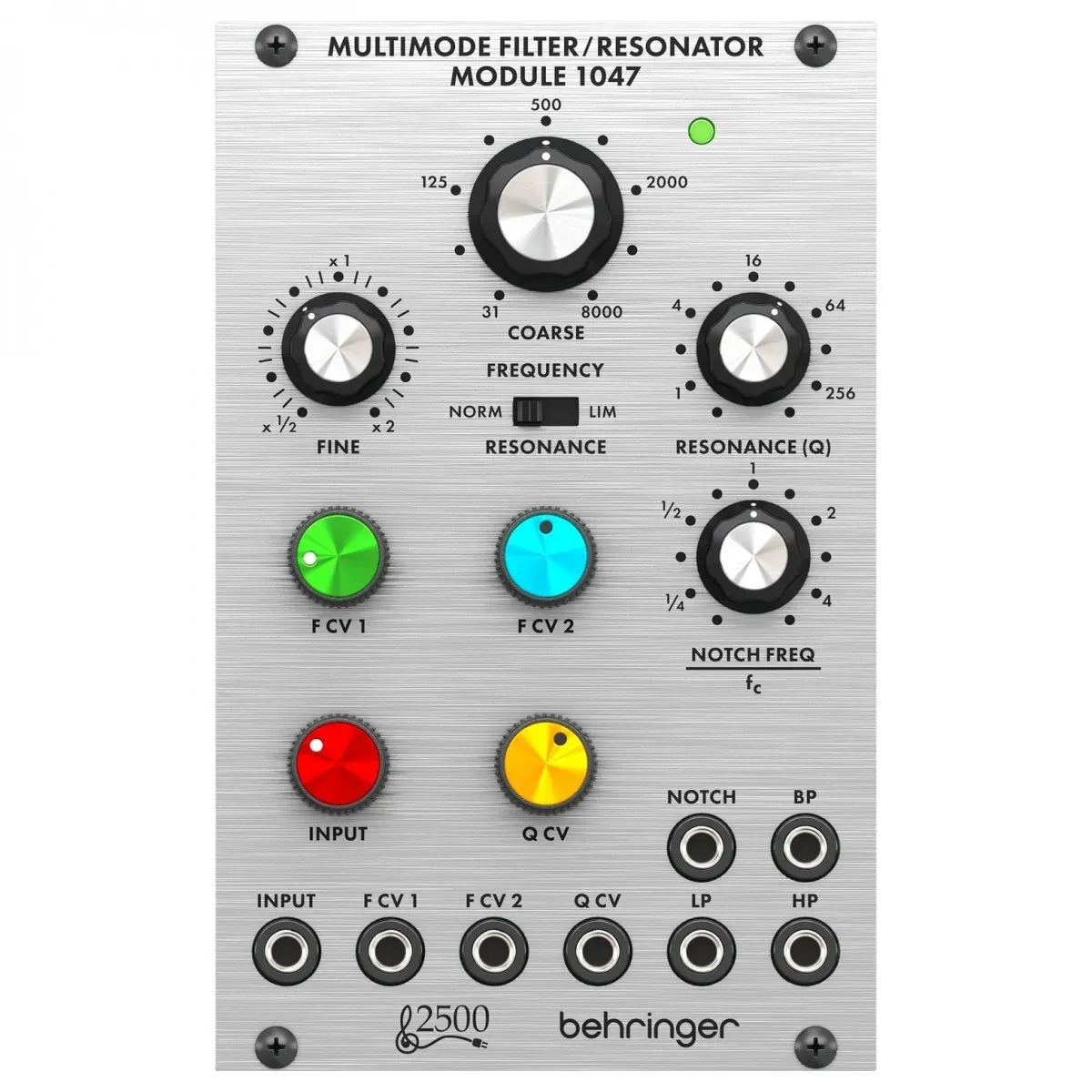 Behringer 1047 12dB State Variable Filter (16HP) — view 2