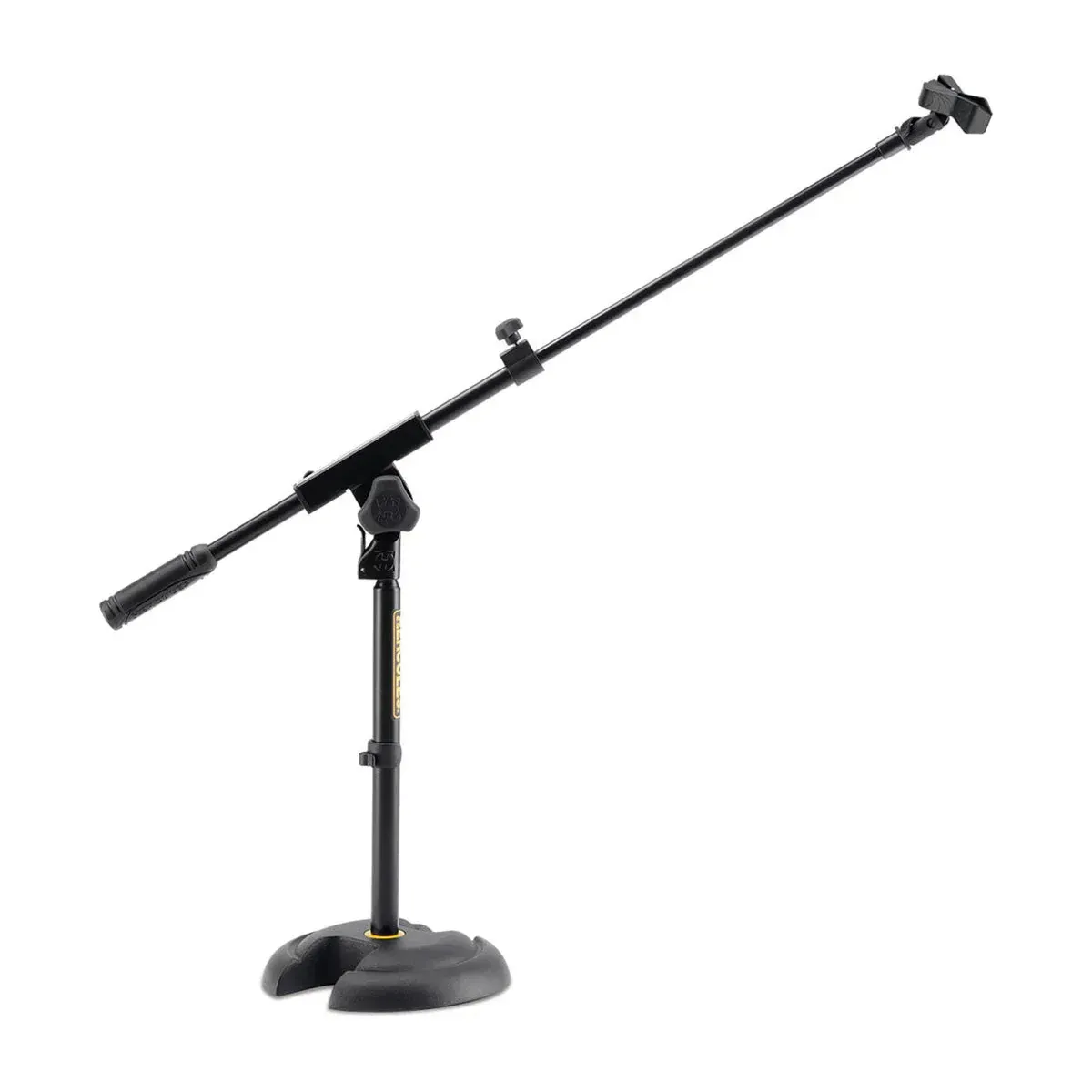 Hercules MS120BPRO Low-Profile Mic Stand with Telescoping Boom Arm