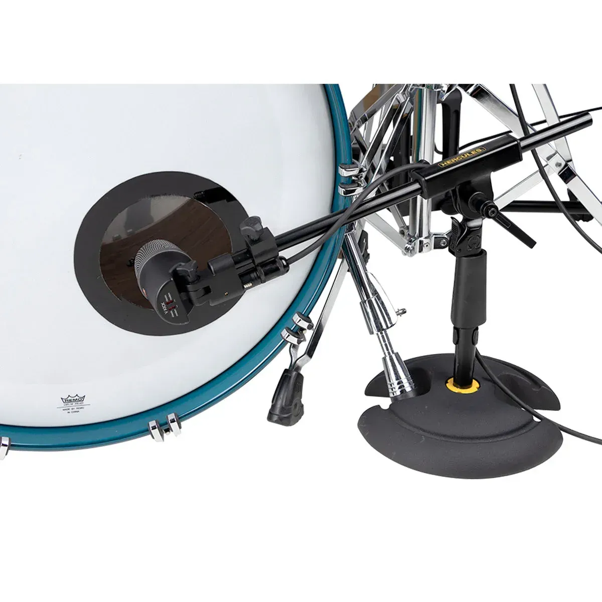 Hercules MS120BPRO Low-Profile Mic Stand with Telescoping Boom Arm — view 5